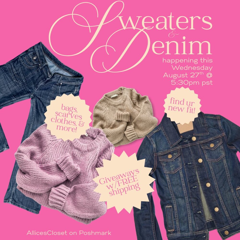 8/27 Sweater & Denim Unlisted Live Show Listing